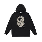 BAPE White Camo APE Head Pullover Hoodie