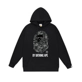 BAPE Black Camo APE Head Pullover Hoodie