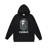 BAPE By Bathing Ape Leopard APE Head Pullover Hoodie